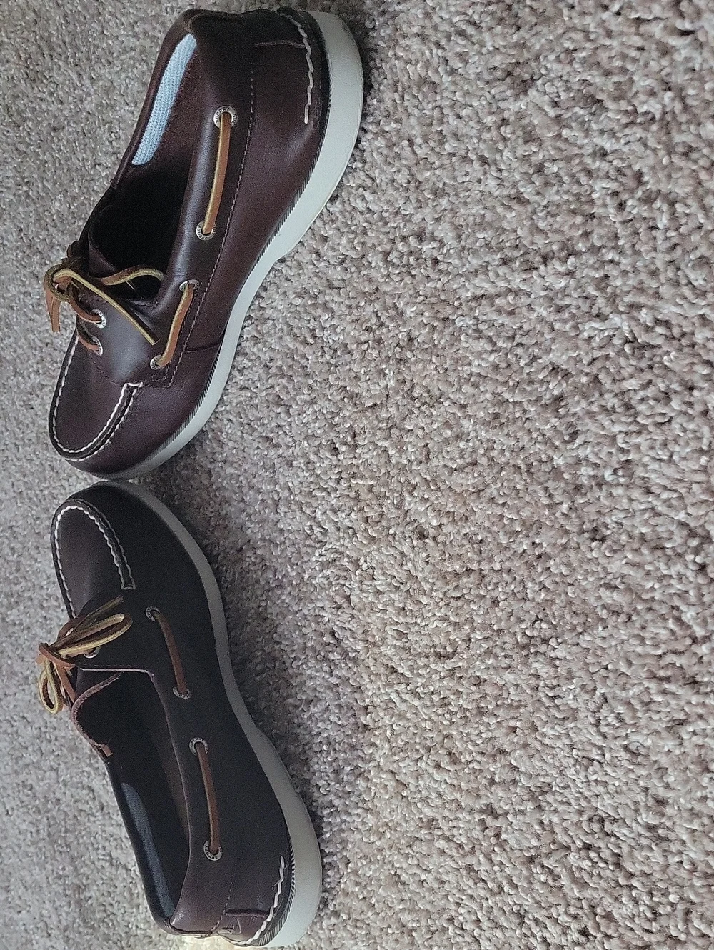 Sperry's Men's Brown Leather Boat Shoes